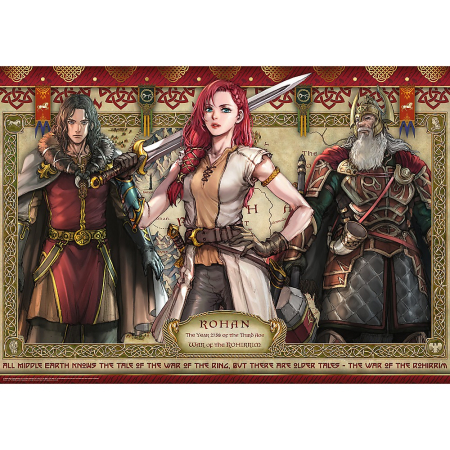 PUZZLE TREFL 1000 STAPANUL INELELOR RAZBOIUL ROHIRRIMILOR [1]