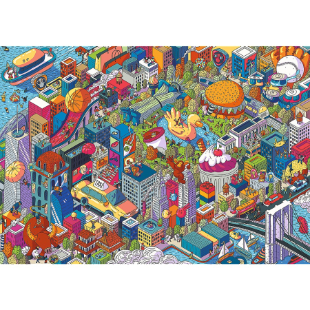 PUZZLE TREFL 1000 UFT EYE SPY NEW YORK [1]