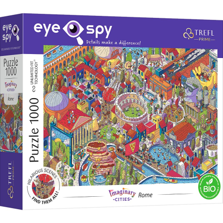 Puzzle si jocuri de construit - PUZZLE TREFL 1000 UFT EYE SPY ROMA