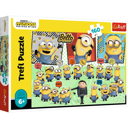 Noutati - PUZZLE TREFL 160 MINIONII AVENTURA MINIONILOR