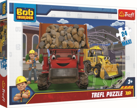 Puzzle si jocuri de construit - PUZZLE TREFL 24 MAXI BOB CONSTRUCTORUL