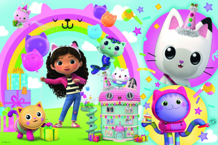PUZZLE TREFL 24 MAXI GABBYS DOLLHOUSE CASA LUI GABBY [2]