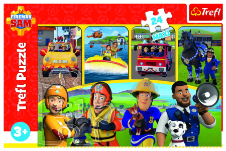 PUZZLE TREFL 24 MAXI POMPIERUL SAM [2]