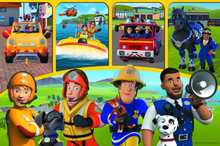 PUZZLE TREFL 24 MAXI POMPIERUL SAM [1]