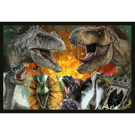 PUZZLE TREFL 2X200 JURRASIC WORLD LUME PREISTORICA [2]