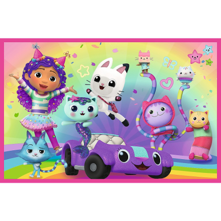 PUZZLE TREFL 2X24 GABBYS DOLLHOUSE AVENTURILE LUI GABBY [1]