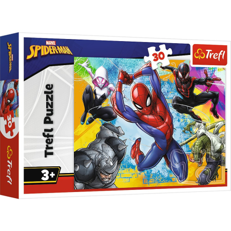 Puzzle si jocuri de construit - PUZZLE TREFL 30 DISNEY MARVEL SPIDERMAN