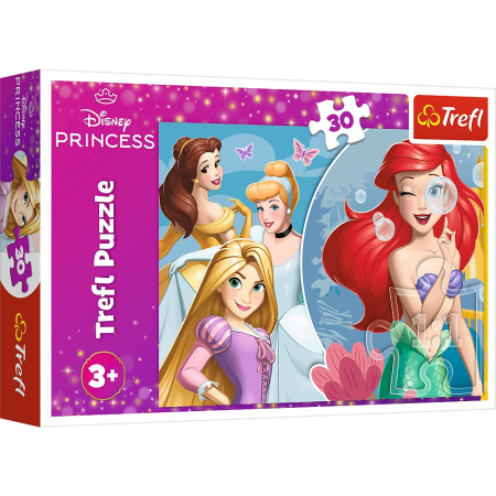 Puzzle si jocuri de construit - PUZZLE TREFL 30 DISNEY PRINCESS PRINTESE FERICITE