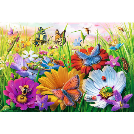 PUZZLE TREFL 300 EASY PIECE INSECTE IN LUNCA [1]