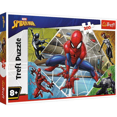 Puzzle si jocuri de construit - PUZZLE TREFL 300 MARVEL SPIDERMAN UIMITORUL OM PAIANJEN