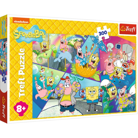 Noutati - PUZZLE TREFL 300 SPONGEBOB IN BIKINI