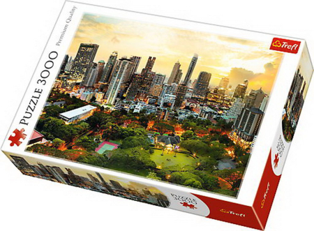 Puzzle si jocuri de construit - PUZZLE TREFL 3000 APUS IN BANGKOK