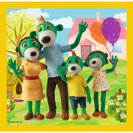 PUZZLE TREFL 3IN1 DISTRACTIE IN FAMILIA TREFILIKI [1]