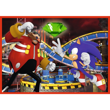 PUZZLE TREFL 4IN1 SONIC AVENTURILE LUI SONIC [4]