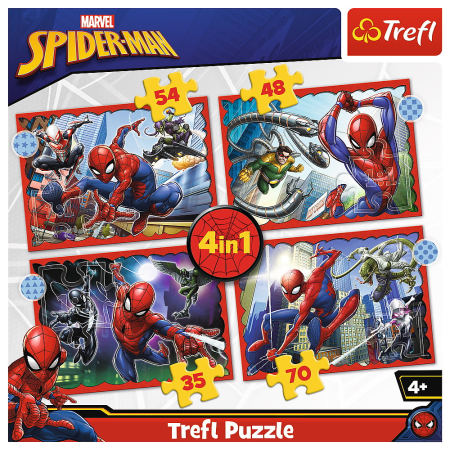 PUZZLE TREFL 4IN1 SPIDERMAN - EROUL SPIDERMAN [5]