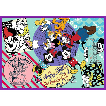 PUZZLE TREFL 4X250 DISNEY MICKEY MOUSE SI PRIETENII [1]