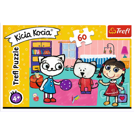 PUZZLE TREFL 60 KICIA KOCIA SI PRIETENII [2]