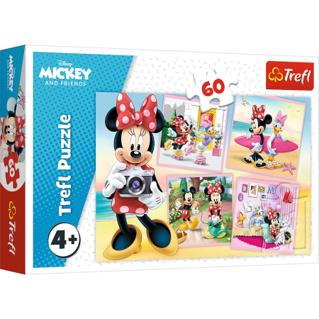 Puzzle si jocuri de construit - PUZZLE TREFL 60 MINUNATA MINNIE