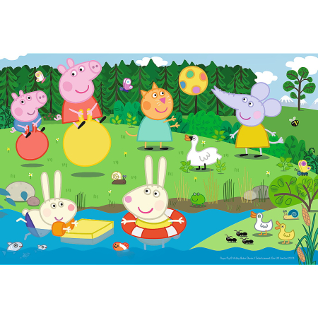 PUZZLE TREFL 60 PEPPA PIG DISTRACTIE IN VACANTA [1]