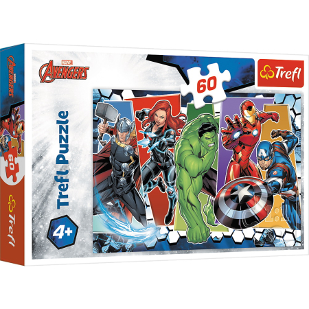 Jucarii - PUZZLE TREFL AVENGERS 60 INVINCIBILII