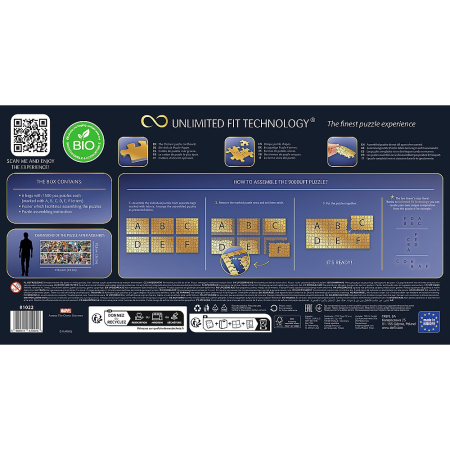 PUZZLE TREFL UFT 9000 MARVEL AVENGERS PRIN UNIVERSUL COMIC [3]