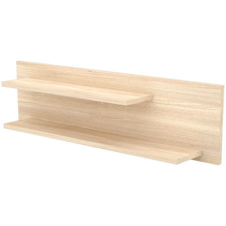 Birou copii - Raft dublu de perete Hubners Eva 100 cm natur
