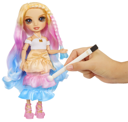 RAINBOW HIGH WATERCOLOR CREATE PAPUSA OCHI CAPRUI [3]