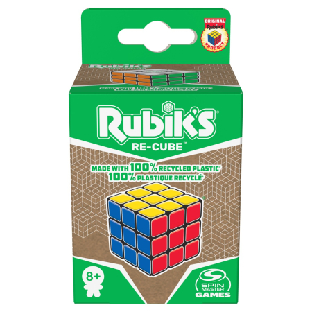 Jocuri educative si de societate - RUBIK CUB RUBIK 3X3 DIN PLASTIC RECICLAT