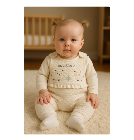 Salopeta Brodata cu ciorapei si bluza [1]