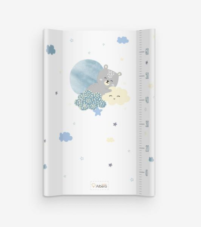 Saltea de infasat - Saltea de infasat bebe cu intaritura 70x47,5 Klups Teddy Bear 419
