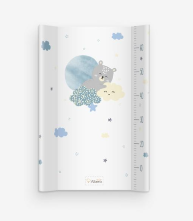 Noutati - Saltea de infasat bebe cu intaritura 70x47,5 Klups Teddy Bear 419