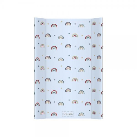 Saltea de infasat - Saltea de infasat bebe cu intaritura 70x47,5 Rainbow Blue 403