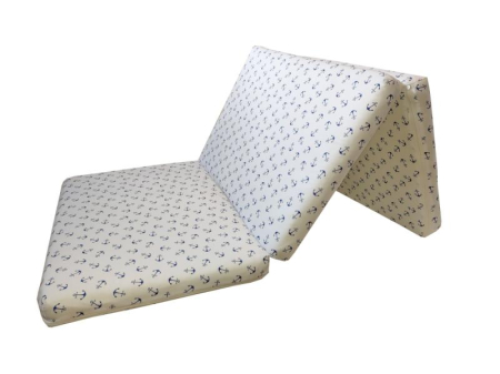 Saltea patut - Saltea Pliabila Spuma Poliuretanica 120x60x5 cm - Ancora Alb