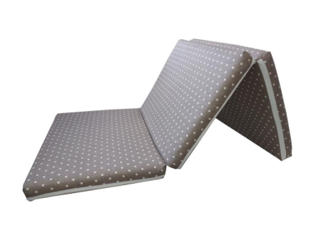 Saltea patut - Saltea Pliabila Spuma Poliuretanica 120x60x5 cm - Buline Bej