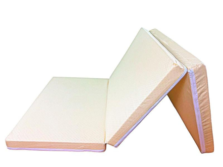 Saltea patut - Saltea Pliabila Spuma Poliuretanica 120x60x5 cm - Galbena