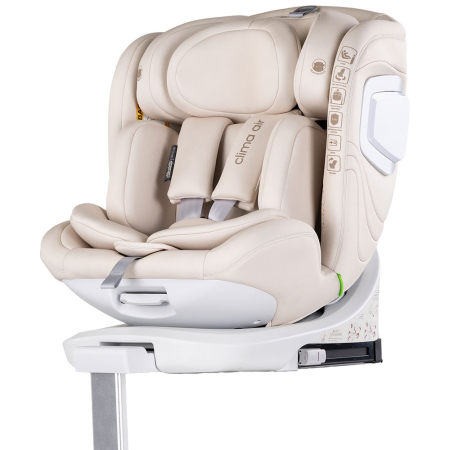 Scaun si scoica auto - Scaun auto Chipolino Clima Air I-Size 40-150 cm cu sistem Isofix si sezut rotativ biscotta
