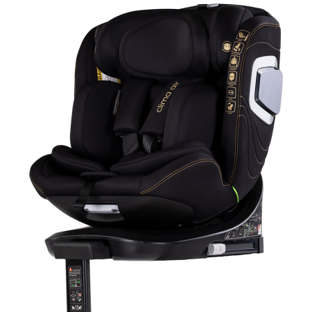 Scaun si scoica auto - Scaun auto Chipolino Clima Air I-Size 40-150 cm cu sistem Isofix si sezut rotativ blackberry