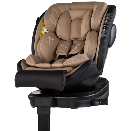 Noutati - Scaun auto Chipolino Hypnotic Plus I-Size 40-150 cm cu sistem Isofix si sezut rotativ latte