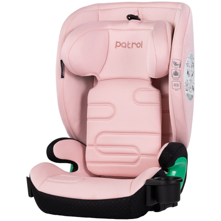 Scaun si scoica auto - Scaun auto Chipolino Patrol I-Size 100-150 cm cu sistem Isofix powder pink