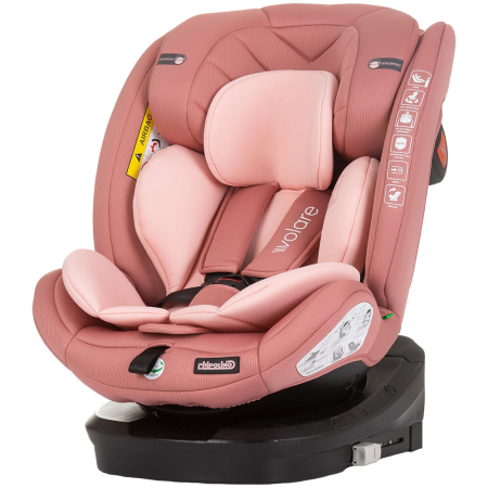 Scaun si scoica auto - Scaun auto Chipolino Volare I-Size 40-150 cm flamingo cu sistem Isofix