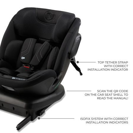 SCAUN AUTO KINDERKRAFT XPEDITION 3 I-SIZE 40-150 CM, BLACK [8]