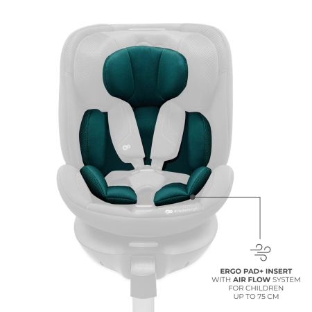 SCAUN AUTO KINDERKRAFT XRIDER 2 I-SIZE 40-150 CM GREEN [8]