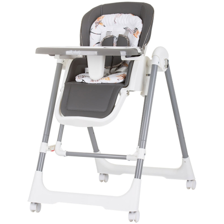 Scaun de masa - Scaun de masa Chipolino Milk Shake 2 in 1 ash grey