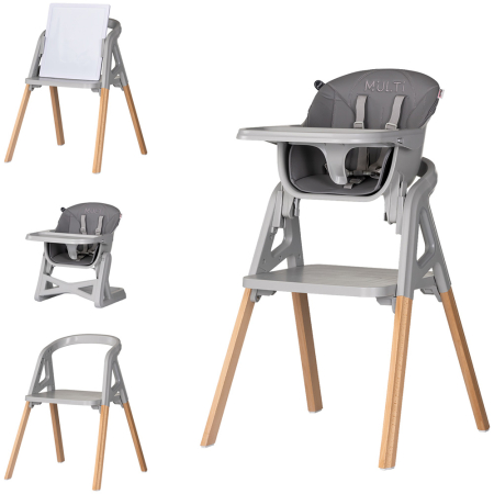 La masa - Scaun de masa Chipolino Multi 4 in 1 charcoal