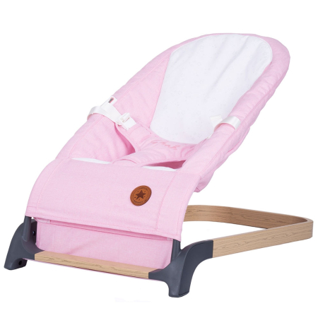 Balansoare si Leagane - Scaunel balansoar Chipolino Noah blush wood