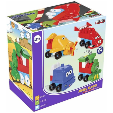 bubu-still.ro - Set constructie Pilsan Model Blocks 22 piese