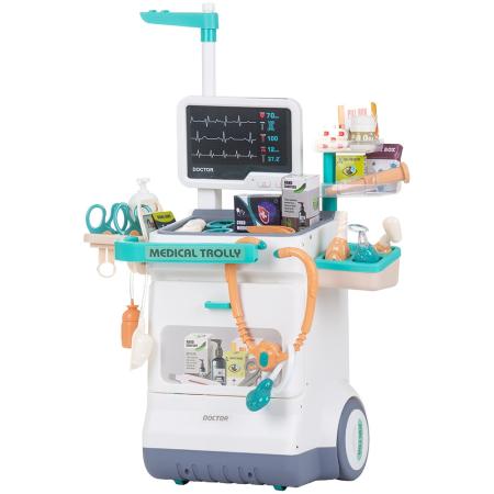 bubu-still.ro - Set jucarie Chipolino Doctor cu lumini, sunete si 26 accesorii