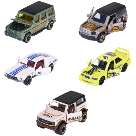 bubu-still.ro - Set Majorette CastHeads cu 5 masinute