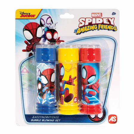 Corturi si jucarii de exterior - SET PENTRU BALOANE DE SAPUN SPIDEY AND HIS AMAZING FRIENDS