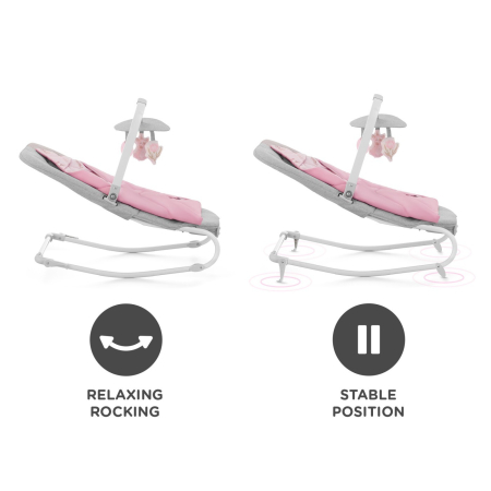 SEZLONG 3 IN 1, KINDERKRAFT FELIO 2, PEONY ROSE [5]